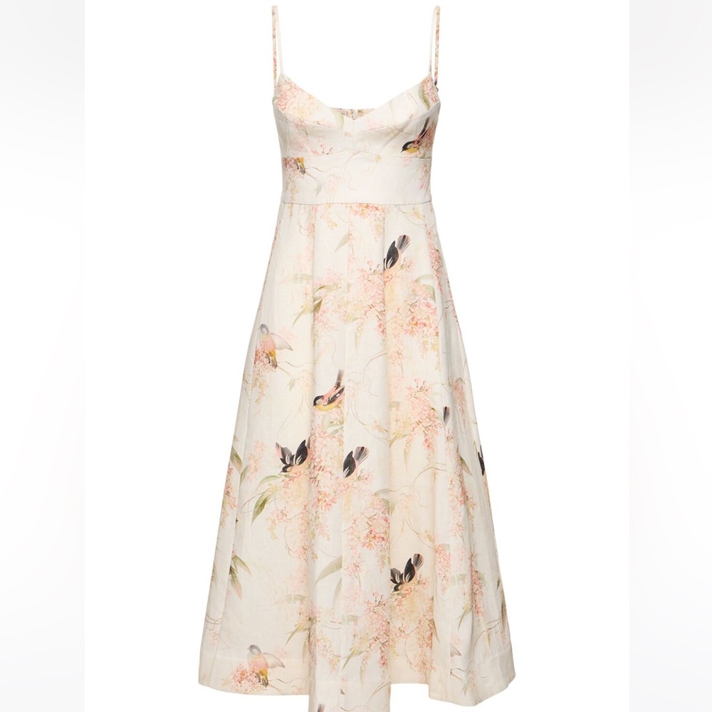 COPY - Size 0 dress 
zimmerman popular Printed picnic linen midi dress